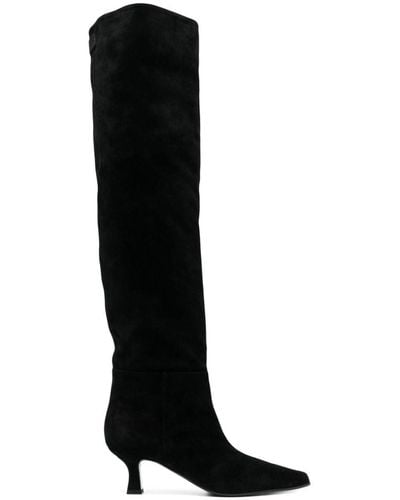 3Juin 50mm Knee-length Leather Boots - Black