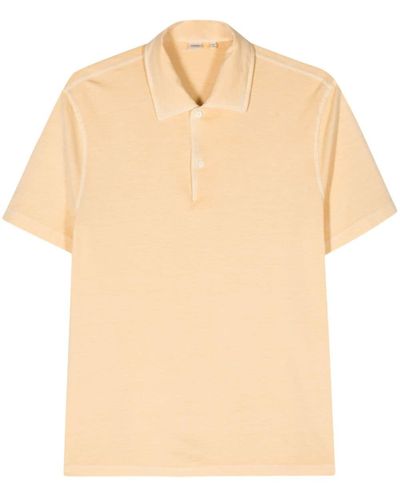 Aspesi Button-up Cotton Polo Shirt - Natural