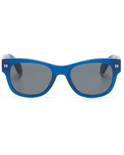 Off-White c/o Virgil Abloh Moab Oval-frame Sunglasses - Blue