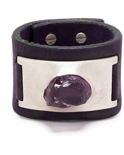 Parts Of 4 Amulet Amethyst Cuff Bracelet - Purple