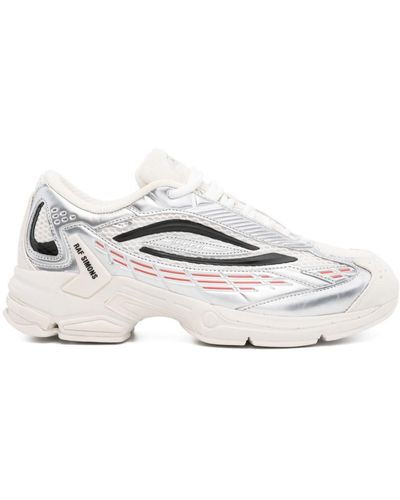 Raf Simons Metallische Ultrasceptre Sneakers - Weiß