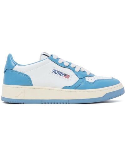 Autry Medalist Low Sneakers Shoes - Blue