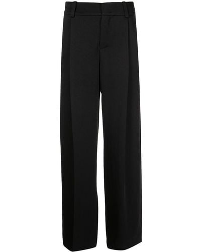 Vince Pantalon de tailleur à coupe ample - Noir