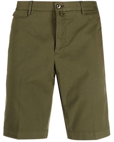 PT Torino Knielange Chino-Shorts - Grün