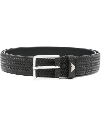 Emporio Armani Cintura Intrecciato - Nero