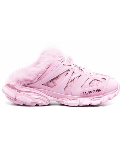 Balenciaga Track Mule Sneakers - Pink