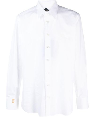 Billionaire monogram-print long-sleeve Shirt - Farfetch