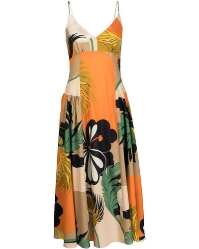 Bambah Amazonia Mix-print Sleeveless Dress - Multicolor