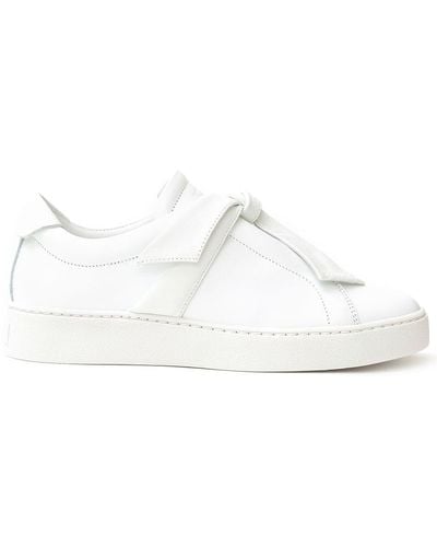 Alexandre Birman Clarita Knot-detail Sneakers - White