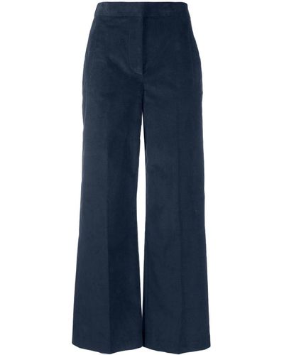 Woolrich Pantalon en velours côtelé à coupe ample - Bleu