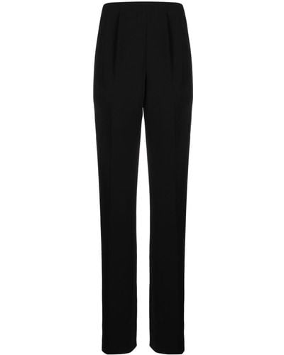 Roland Mouret Cady High-rise Pleated Trousers - Black