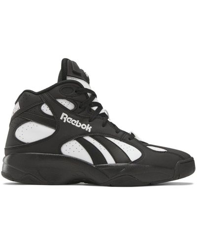 Reebok Pump Vertical High-top Panelled Sneakers - Black