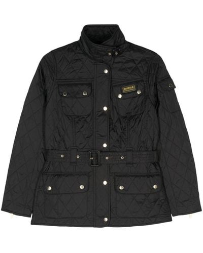 Barbour International Belted Jacket - ブラック