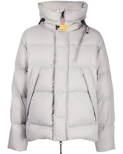 Parajumpers Cloud Quilted Hooded Coat - Grey
