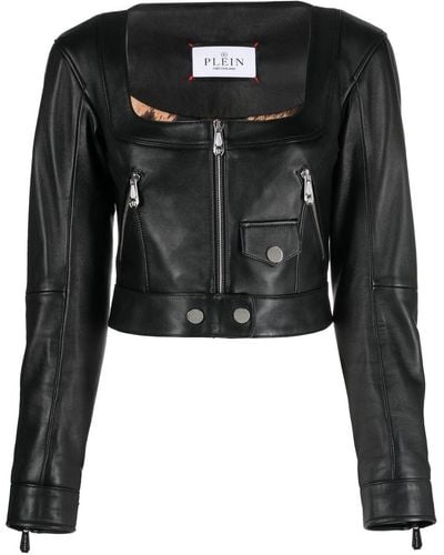 Philipp Plein Zip-fastening Jacket - Black