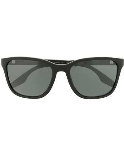 Prada Linea Rossa Linea Rossa Square-frame Sunglasses - Black