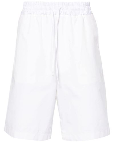 Lardini Bermudas de popelina - Blanco