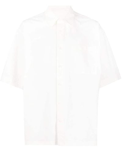 Alexander Wang Popeline Overhemd Met Korte Mouwen - Wit
