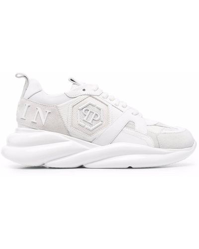 Philipp Plein Runner Lace-up Sneakers - White