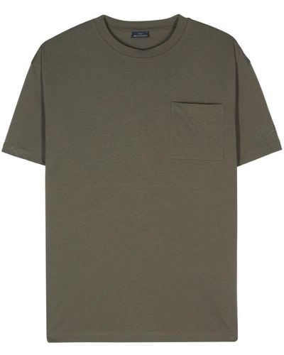 Paul & Shark T-Shirt mit vorstehendem Logo-Detail - Grün