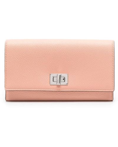 Fendi Portemonnaie mit Drehverschluss - Pink