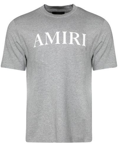 Amiri T-Shirt mit Logo-Print - Grau