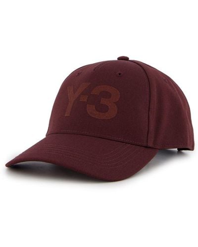 Y-3 Logo-embroidered cotton cap - Rot