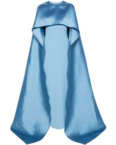 Solace London Robe longue The Leni - Bleu