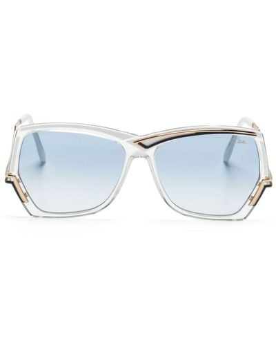Cazal Mod 178/3 Geometric-frame Sunglasses - Blue