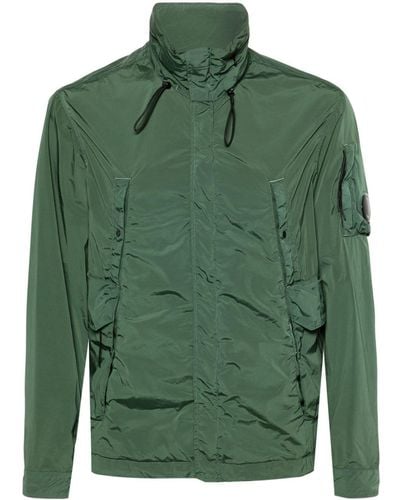 C.P. Company Lens-detail Hooded Jacket - Green