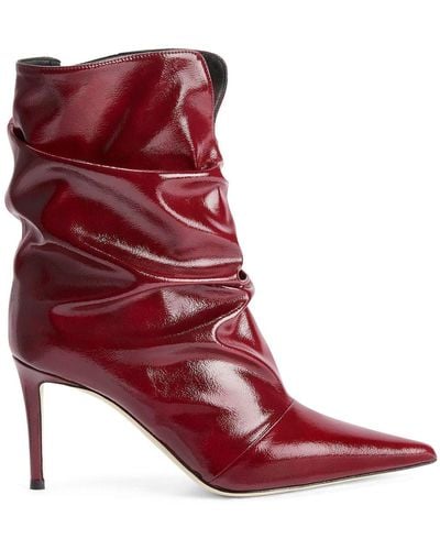 Giuseppe Zanotti Yunah 85mm Slouchy Boots - Red
