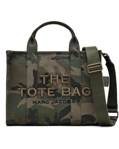 Marc Jacobs The Medium Camo Jacquard Tote バッグ - ブラック
