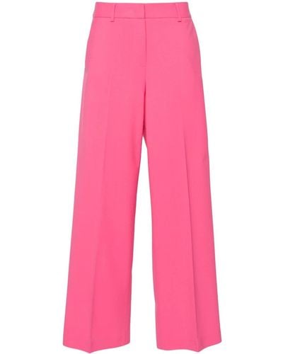 MSGM High-waist Tailored Pants - Pink