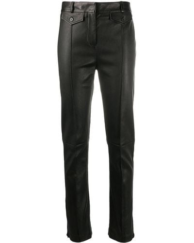 Tom Ford Leather Skinny-leg Jeans - Brown