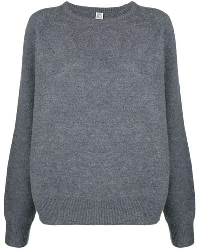 Totême Pullover mit rundem Ausschnitt - Grau