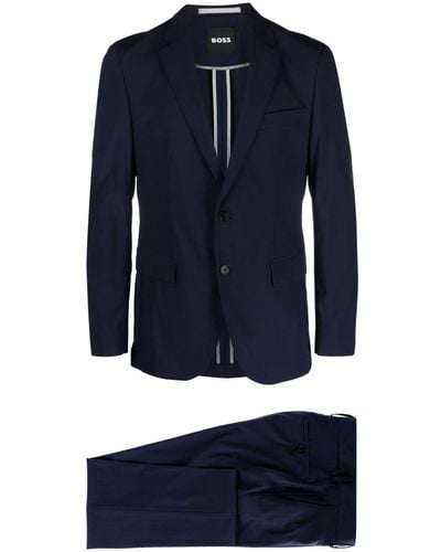 BOSS Single-breasted Two-piece Suit - Blue