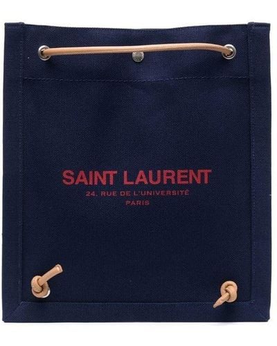 Saint Laurent サンローラン バックパック - ブルー