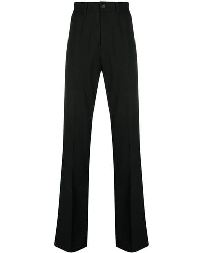 Telfar Split Hem Wide-leg Trousers - Black