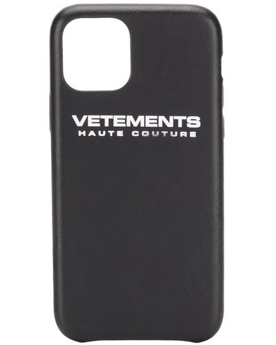 Vetements ロゴ Iphone 11 Pro ケース - ブラック