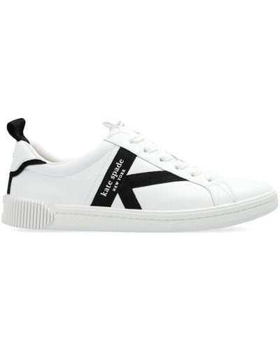 Kate Spade Signature Sneakers mit Logo-Streifen - Weiß