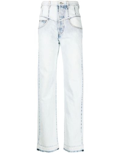 Isabel Marant Noemie Straight Jeans - Wit