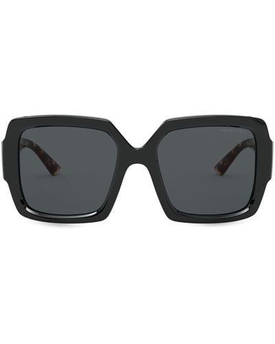 Prada Zonnebril Met Vierkant Montuur - Zwart