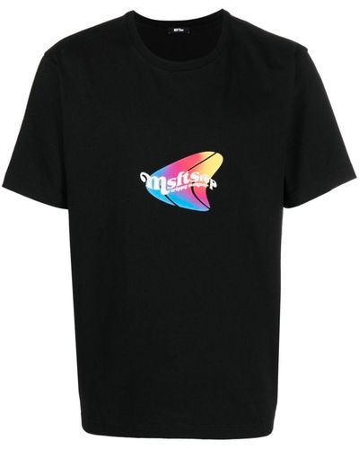 Msftsrep T-Shirt mit Logo-Print - Schwarz