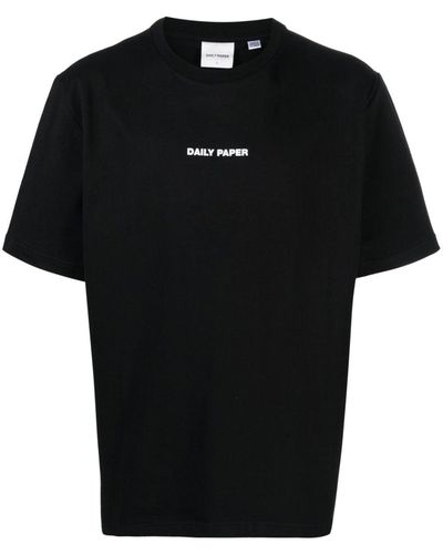 Daily Paper T-shirt con stampa - Nero