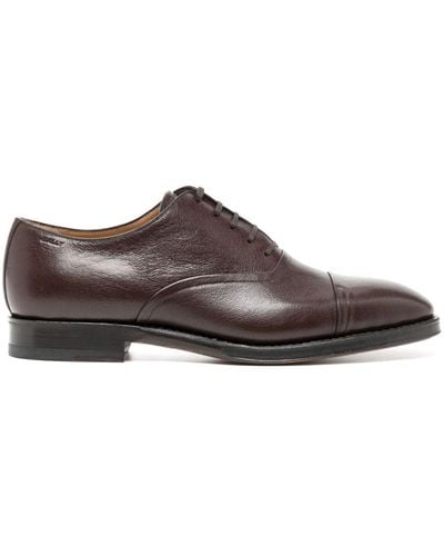 Bally Leather Oxford Shoes - Brown