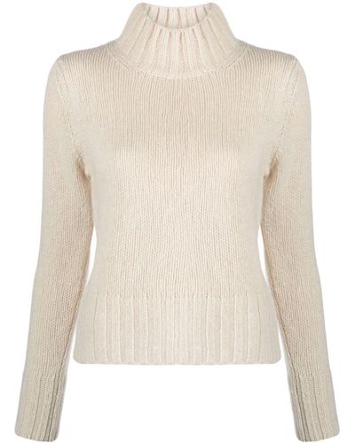 Iris Von Arnim Falka Ribbed-knit Sweater - Natural