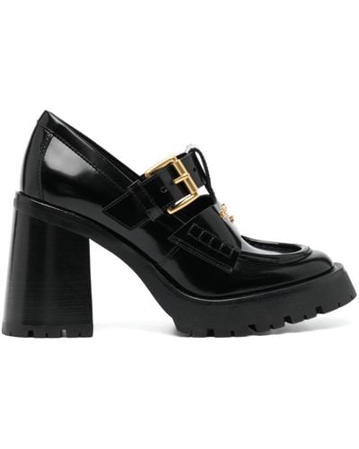 Alexander Wang Carter Platform Loafer Court Shoes - Black