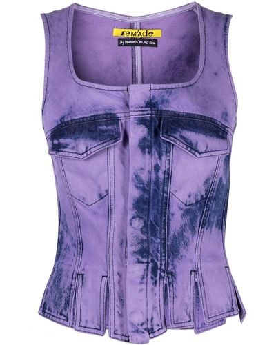 Purple Corset Tops for Women - Up to 73% off