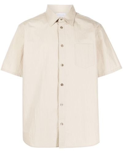 John Elliott Ss Cloak Button-up Shirt - Natural