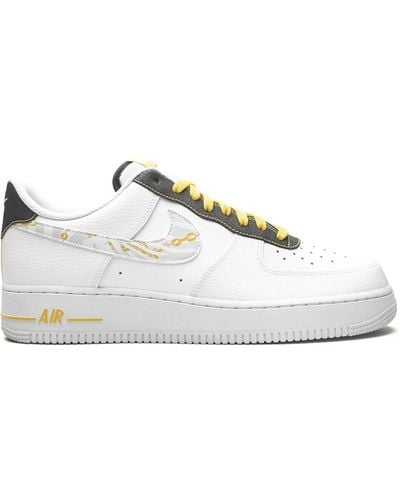 Nike Air Force 1 Low "gold Link Zebra" Sneakers - White
